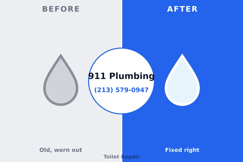 Before and after: plumbing company Goddard, KS